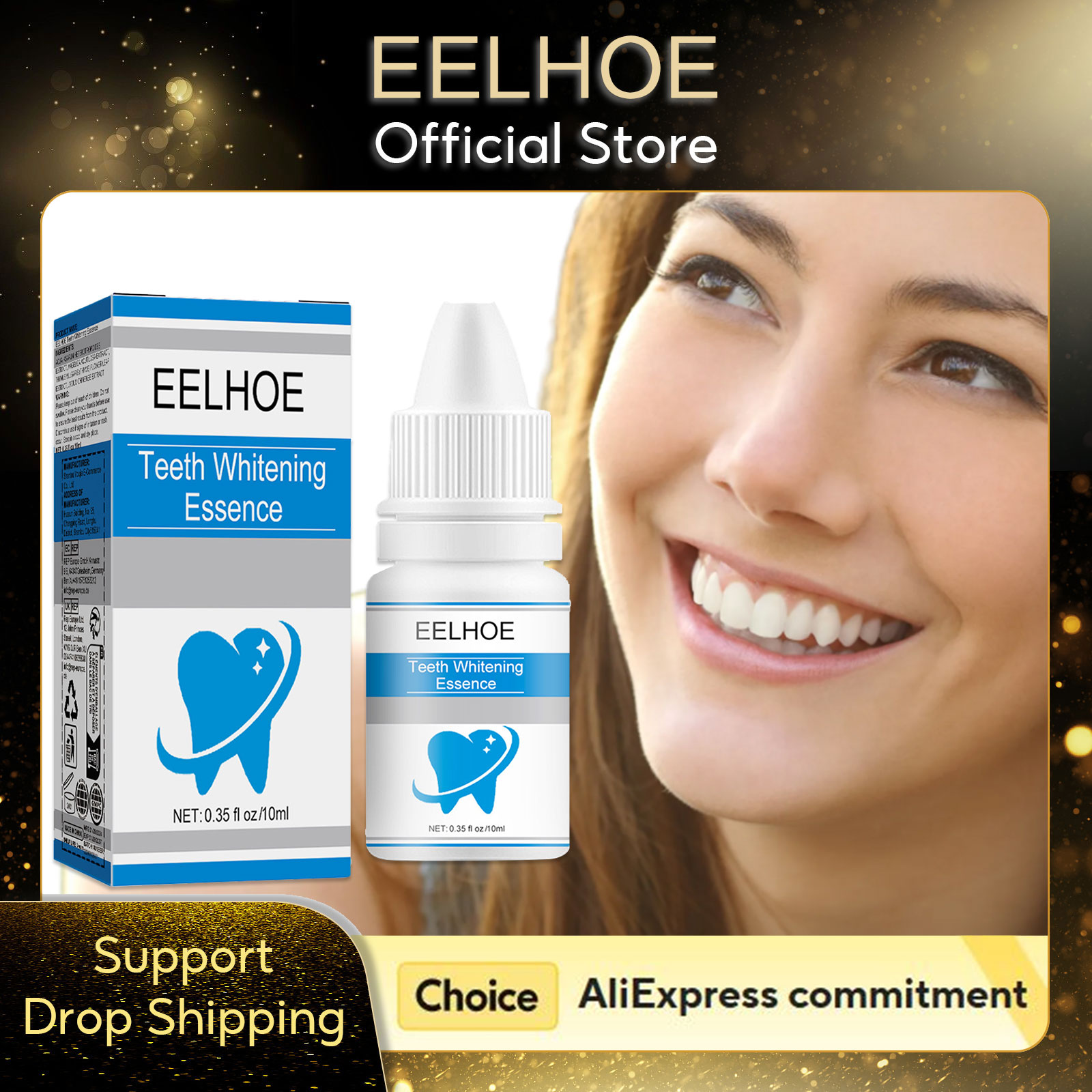 Teeth Paint Whitening - EELHOE 치아 미백 세럼, 충치 제거,