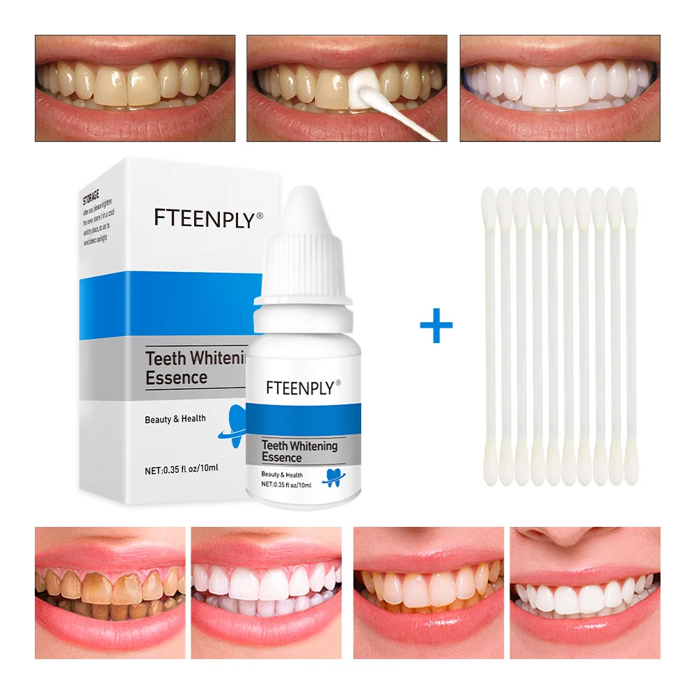 Teeth Whitening Q&M - FTEENPLY 치아 미백 에센스 파우더 구강