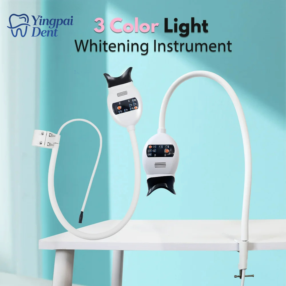 Teeth Whitening Free - 조절 가능한 3색 LED 치아 미백