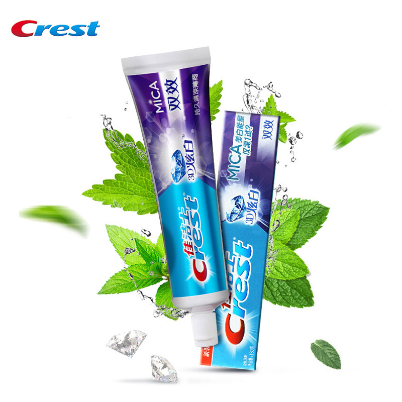크레스트 3D 운모 치약 불소 치아 미백 이중 효과 치 - Teeth Whitening Natural 리뷰 및 가격