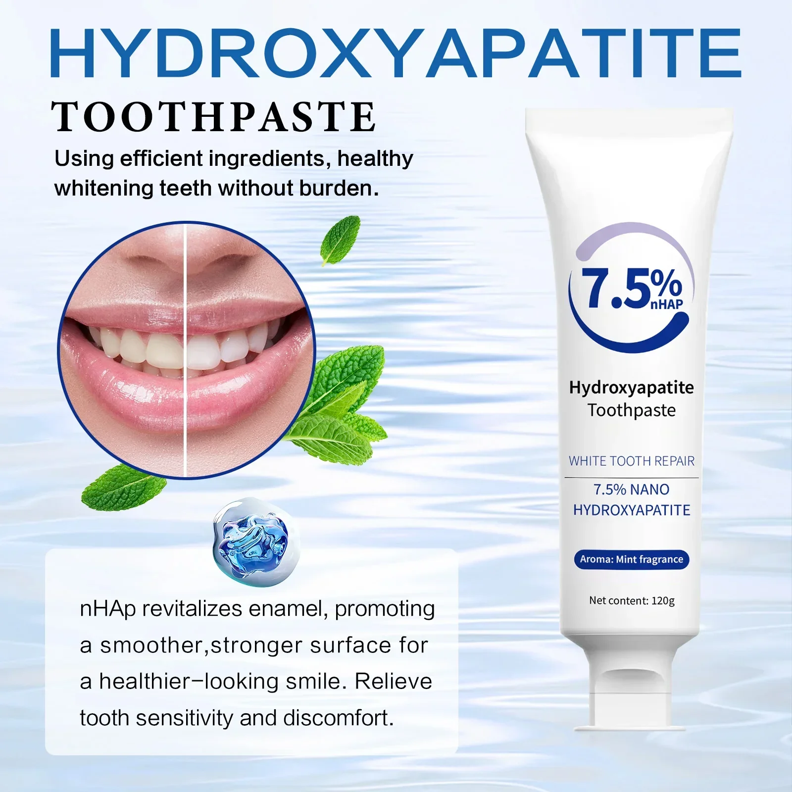 치약 & 미백 펜 키트 - 하이드록시아파타이트 에나멜  - Teeth Whitening Natural 리뷰 및 가격