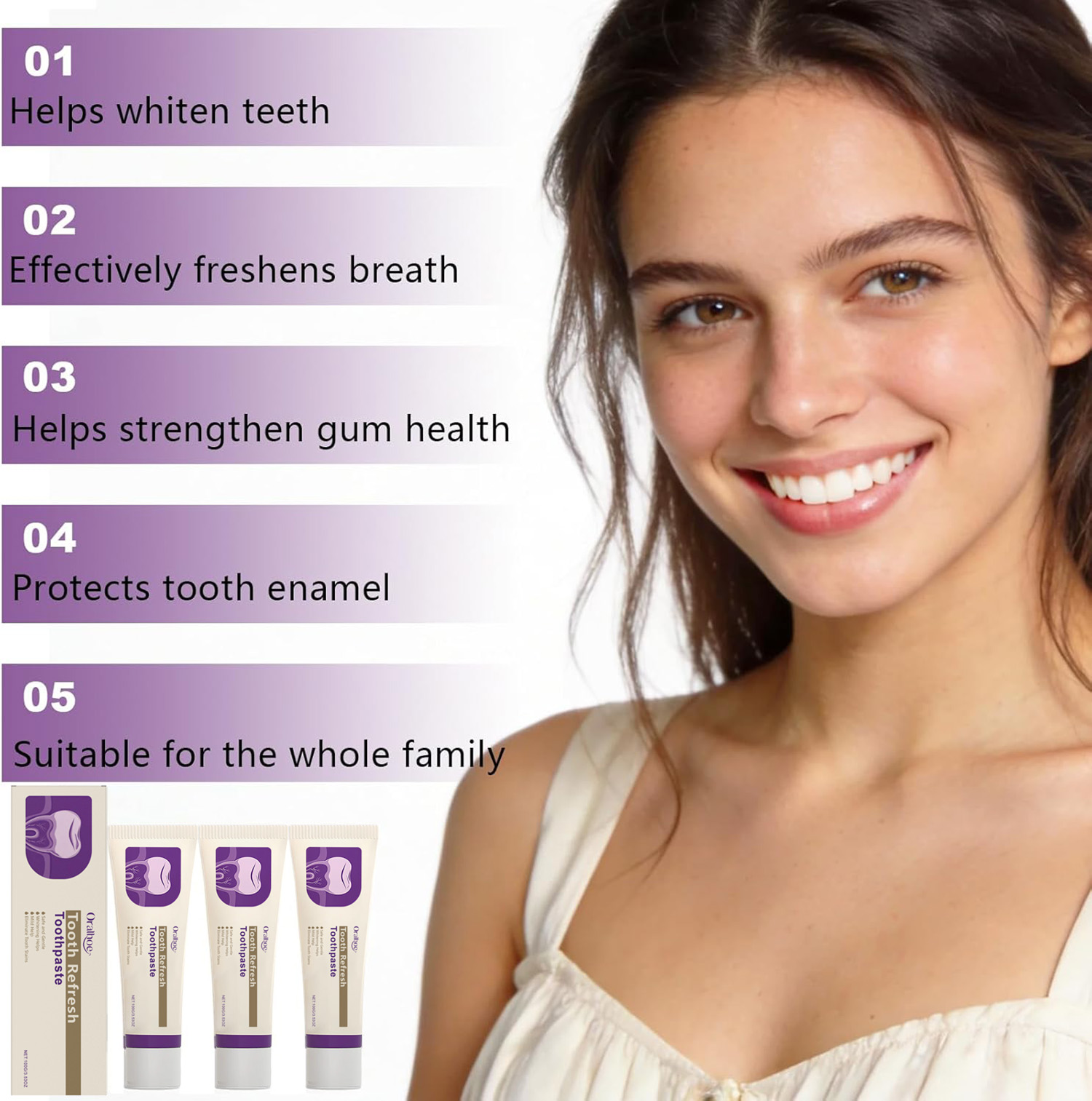 치아 화이트닝 민트 치약, 에나멜 복구 기능이 있는 천 - Teeth Whitening Natural 리뷰 및 가격