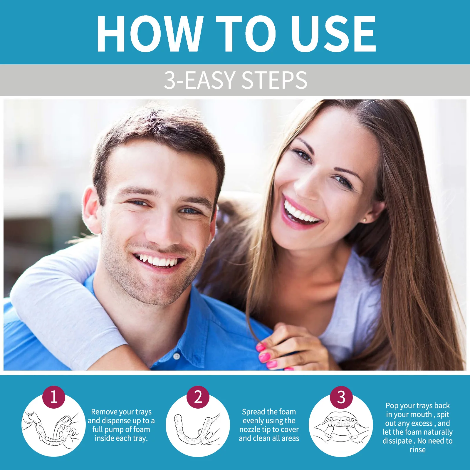 Aligner 틀니 클리너 폼 딥 클리닝 교정기 얼룩  - Teeth Whitening Natural 리뷰 및 가격