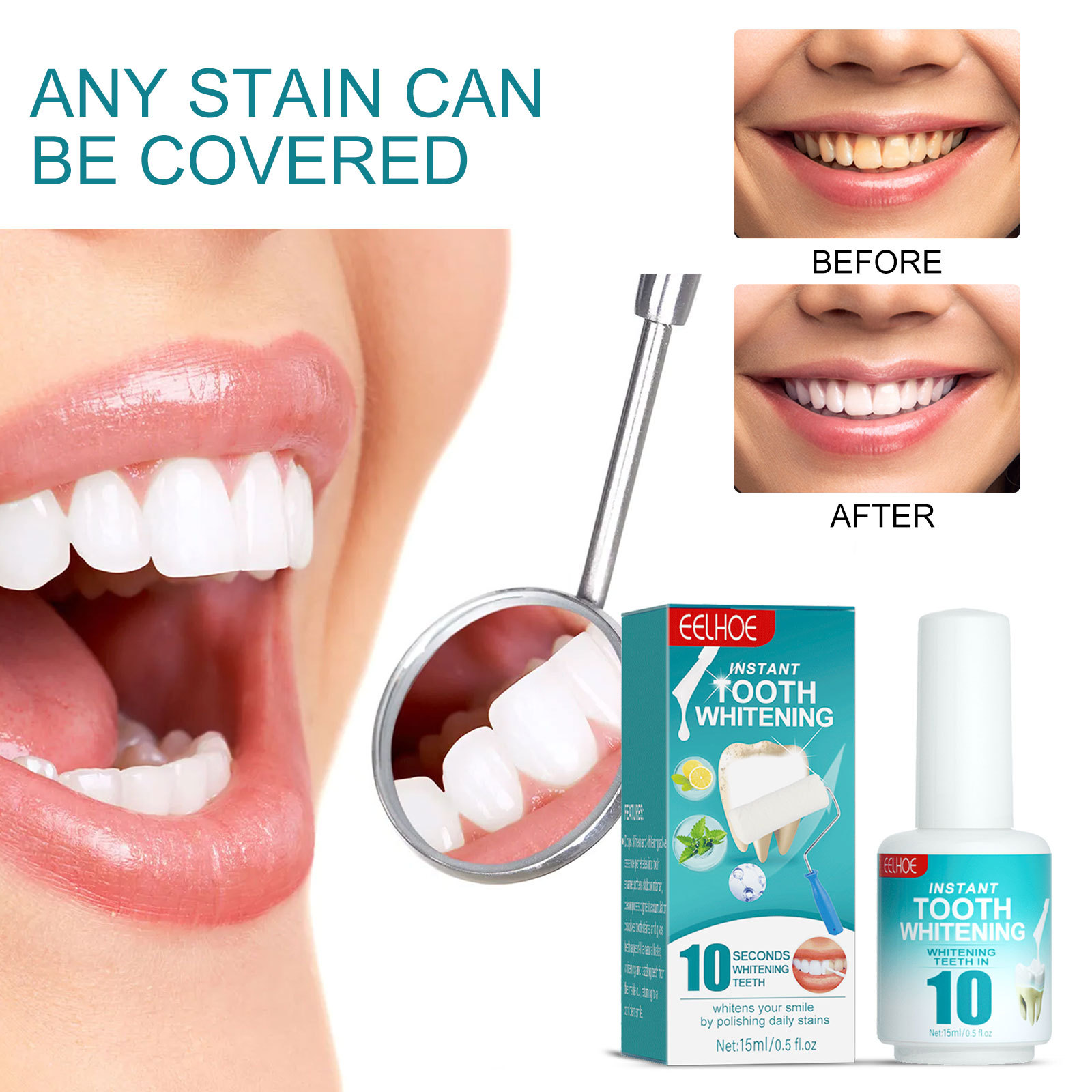 치아 미백 페인트, 치석 효과적으로 제거, 누런 치아를 - Teeth Paint Whitening 리뷰 및 가격