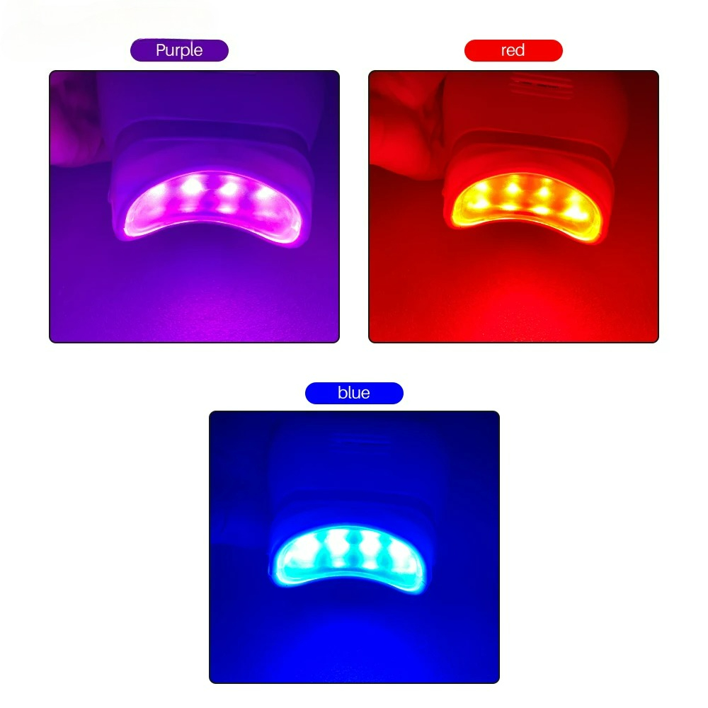 조절 가능한 3색 LED 치아 미백 촉진기 치과용 냉광 - Teeth Whitening Free 리뷰 및 가격