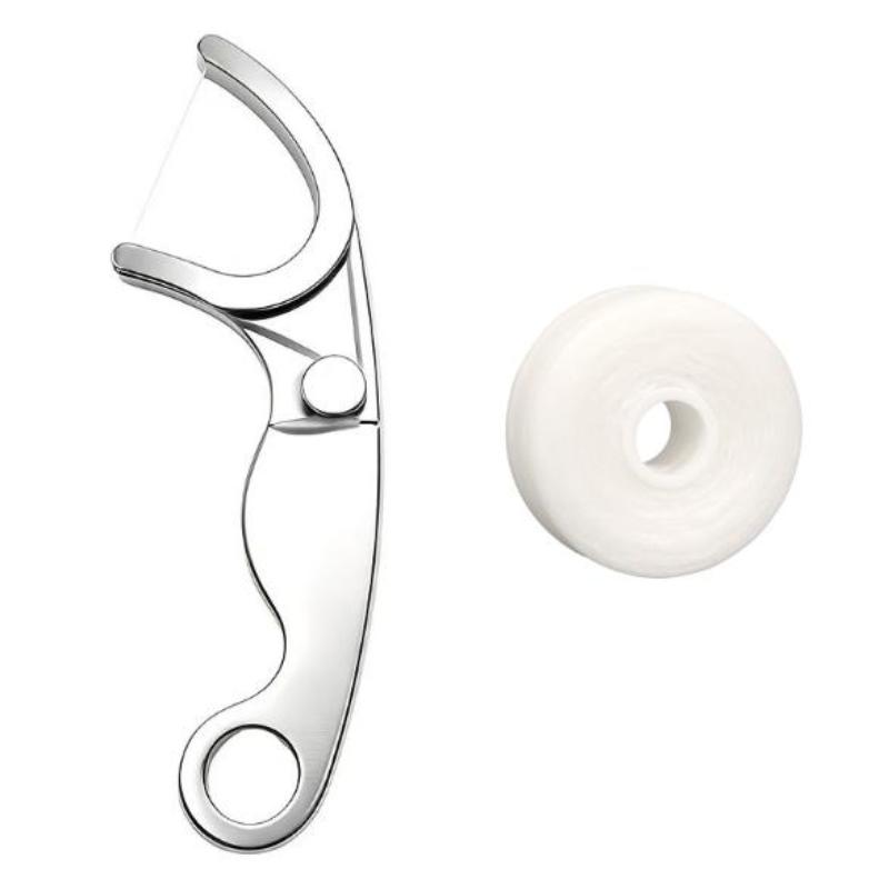 스테인레스 스틸 치실 홀더 평생 사용 가능한 치실 픽  - Dental Floss Picks 리뷰 및 가격