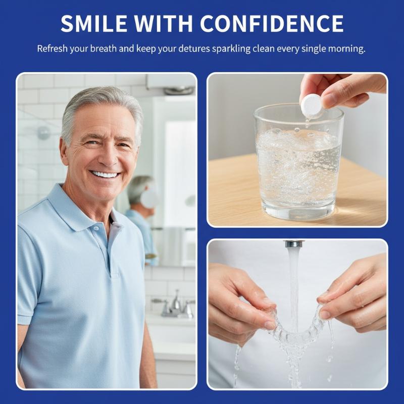 구강 관리 틀니 세척 정제, 강력한 얼룩 제거, 틀니  - Teeth Whitening Free 리뷰 및 가격