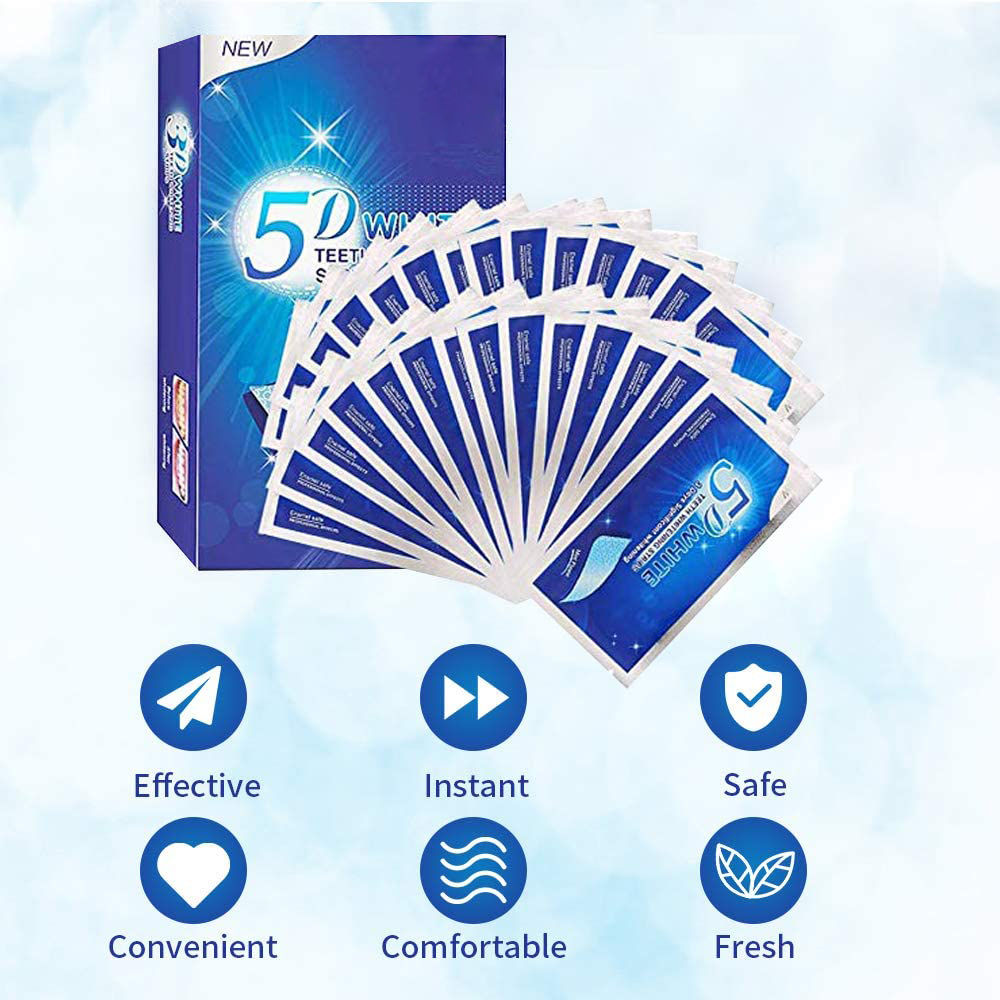 5D 화이트 치아 미백 스트립 미백 젤 화이트 스트립  - Teeth Whitening Gels Used By Dentists 리뷰 및 가격